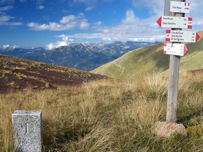Palina e panorama a Colla Rossa | R. Pockaj